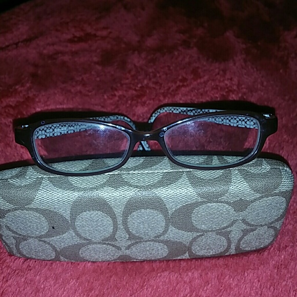 Coach frames, has a Rx in it, frames are in great