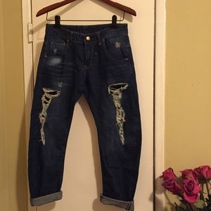 super cute brandy boyfriend jeans