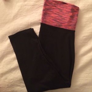 FABLETICS Pink & Black Yoga Pants
