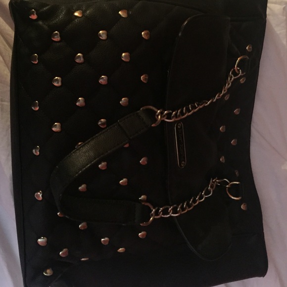 BETSEY JOHNSON BLACK BIG PURSE