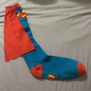 Superman socks with cape