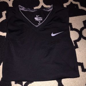 Black Nike athletic shirt