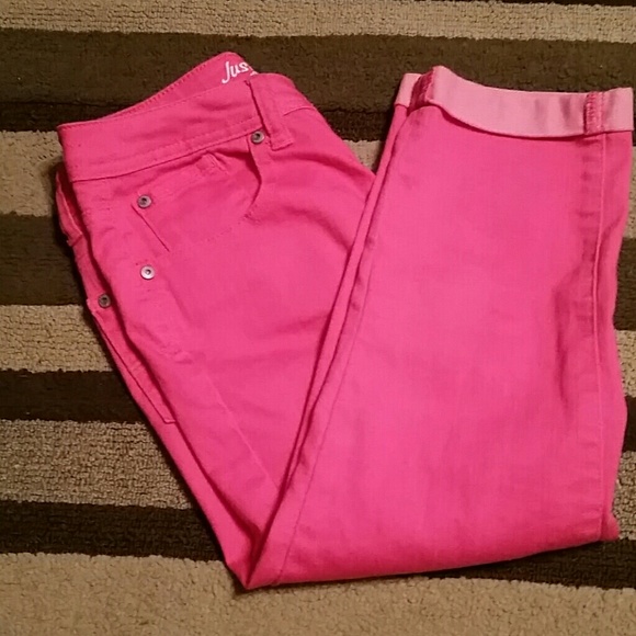 Girl's pink capris