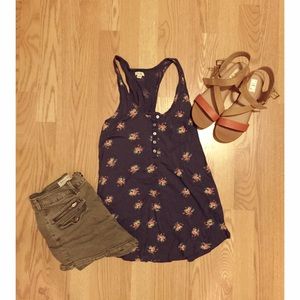 Floral tank top