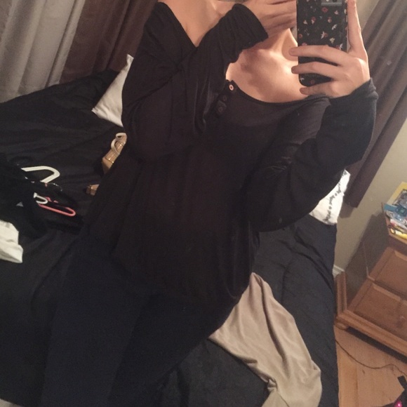 Brandy Melville Tops - Black long sleeve