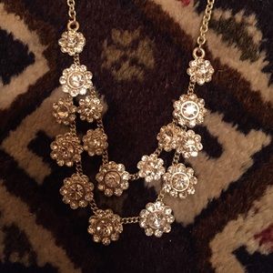 Cute faux diamond necklace