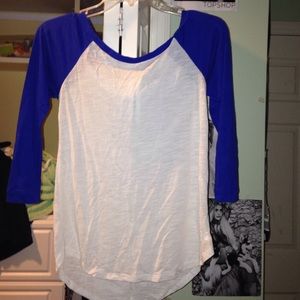 American Eagle baseball 3/4 sleeve tee