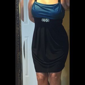 Party Black and blue dress