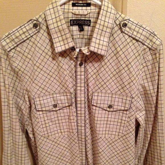 Express long sleeve button down