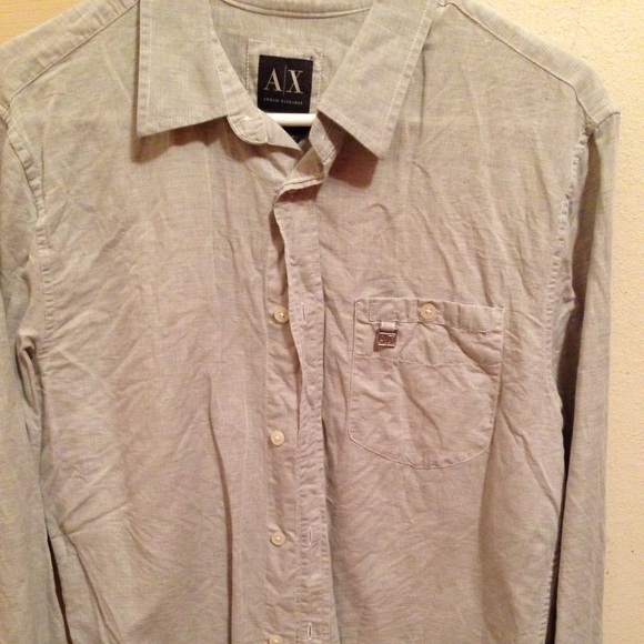 Armani Exchange Tops - Armani long sleeve button down