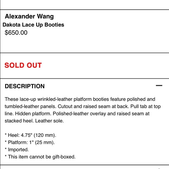 Alexander Wang Dakota lace up booties - Picture 2 of 4