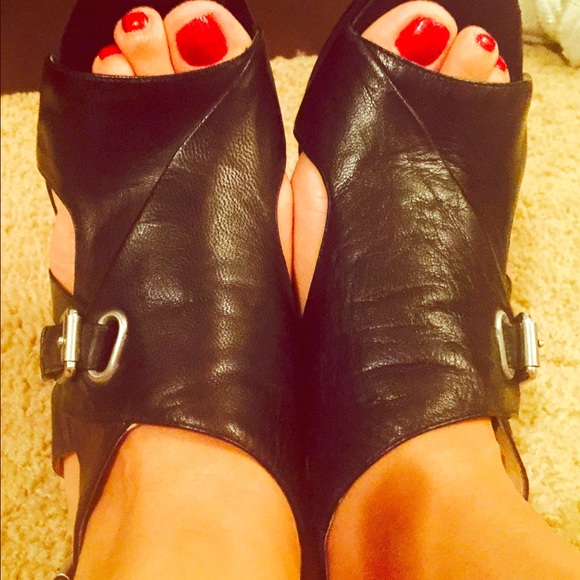 Black high heels