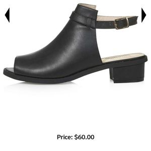 Black Topshop Shoe Booties size 7.5