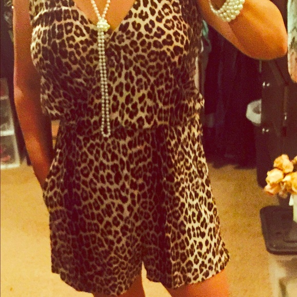 Romper leopard