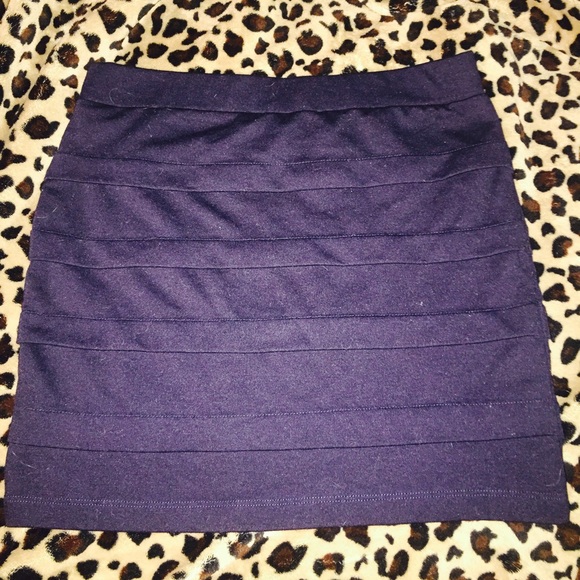 Blue mini bandage skirt