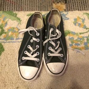Black and white Converse