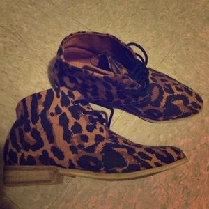 Forever 21 Leopard Booties