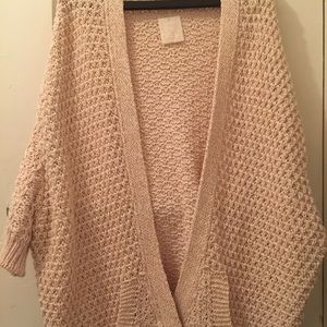 Chunky oversized knit cardigan