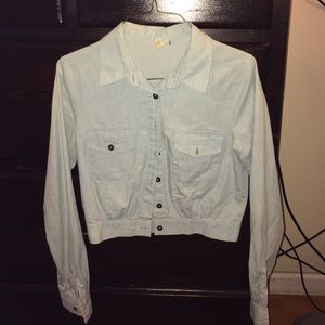 Lightwash denim jacket/shirt