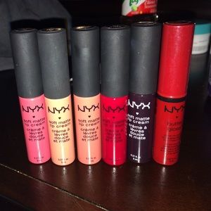 NYX Soft matte lipsticks plus butter gloss