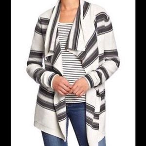 *SOLD* Old Navy Open Front Striped Sweater Sz XS