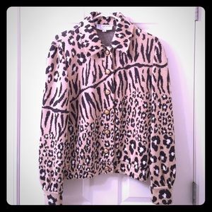 Animal print St. John jacket.ON SALE!! 💥💥