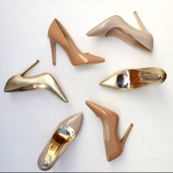 Dark nude stiletto heels