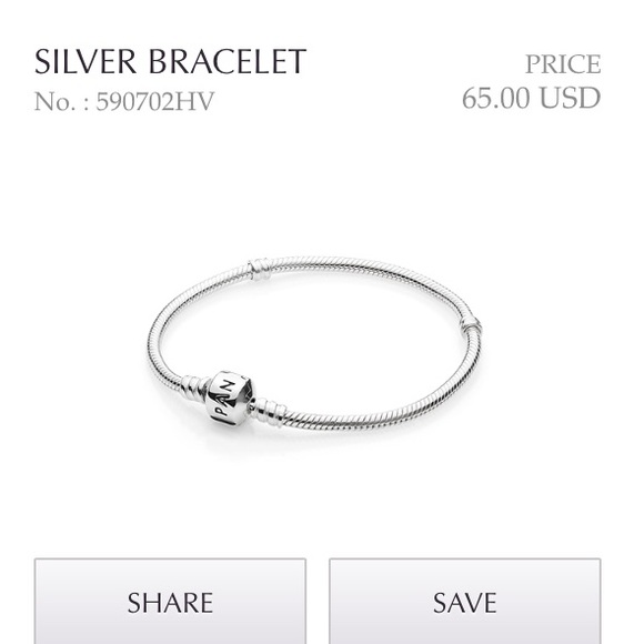 Pandora silver bracelet