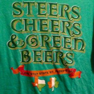Men's Texas st pattys day t shirt