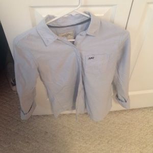 Light blue button up / down