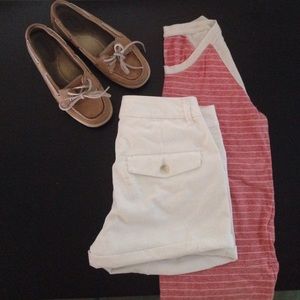 white American eagle shorts
