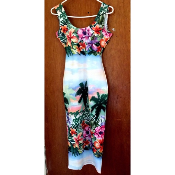 Floral Midi BodyCon