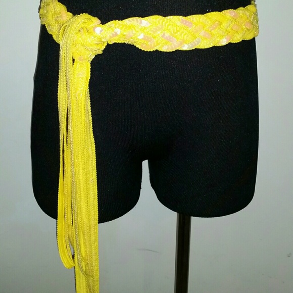 Accessories - ✳ Yellow Sequins Belt ✳ Accessories - ✳ Yellow Sequins Belt ✳