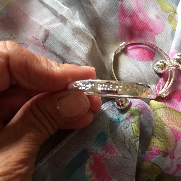 Sterling silver baby bangle bracelet