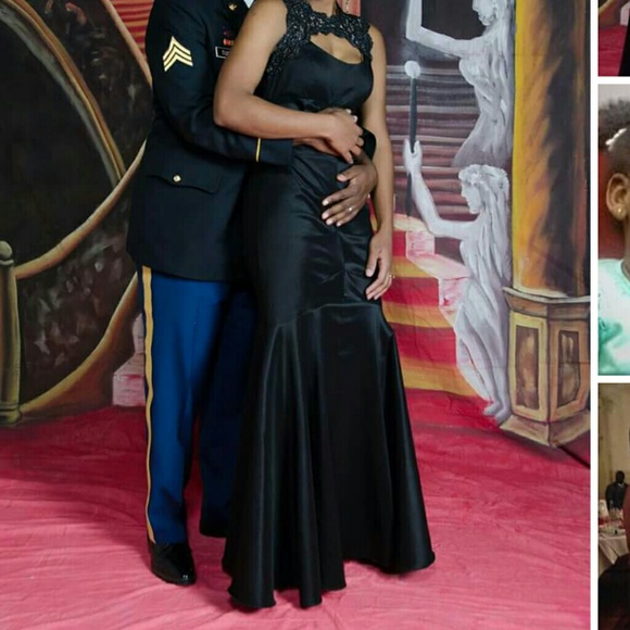 Elegant sleeveless gown