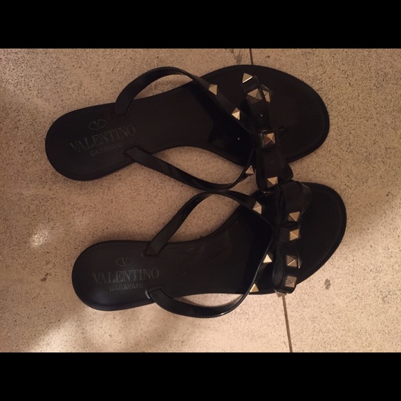 Valentino Shoes - Authentic Rockstud PVC Jellys