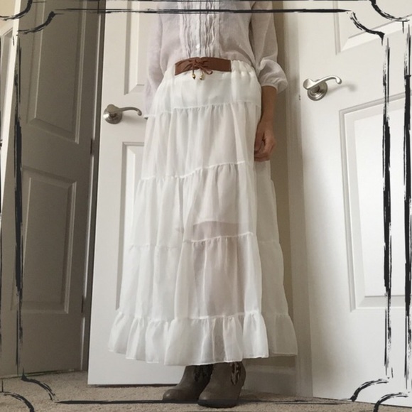 🎉2X HP🎉NWOT Boho-Chic Maxi Skirt - Picture 2 of 2