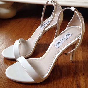 Steve Madden White Heels