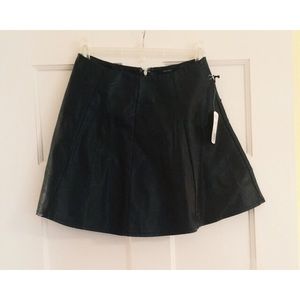 Forever 21 - Faux-Leather Skater Skirt