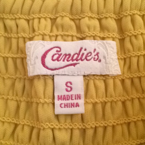 Candies - Floral Yellow Top - Picture 3 of 3