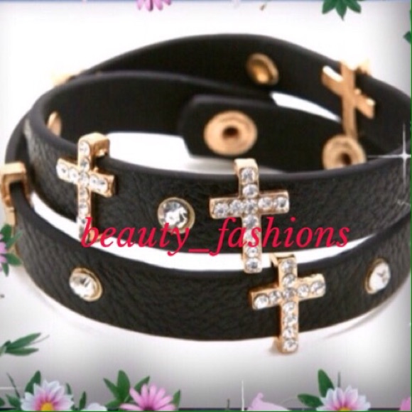 Rhinestone Mini Criss Wrap Around Bracelet