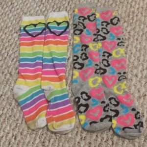 rainbow knee socks bundle