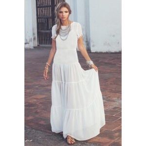 For Love and Lemons Sombrero Maxi Dress