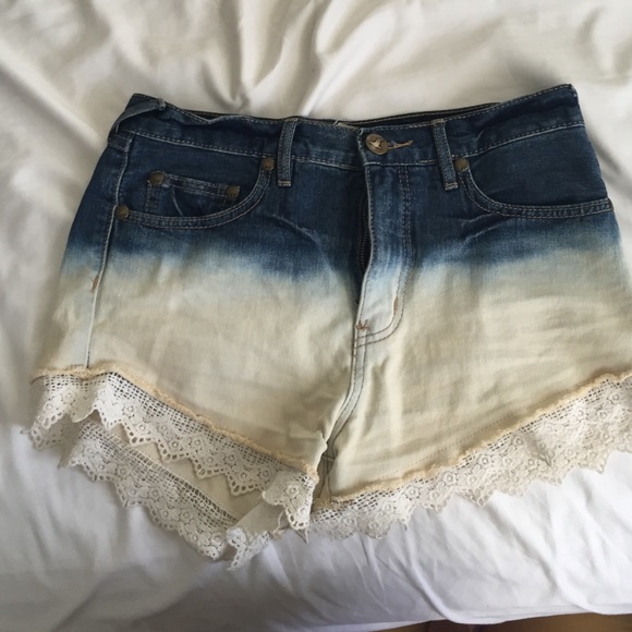 Free people high waisted shorts