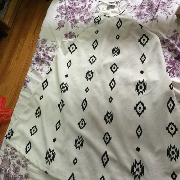 Zara dress black and white small