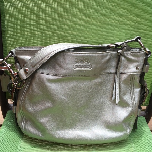 Coach bag silver