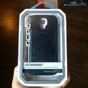 Black Samsung Galaxy S 4 Case w/credit card slot