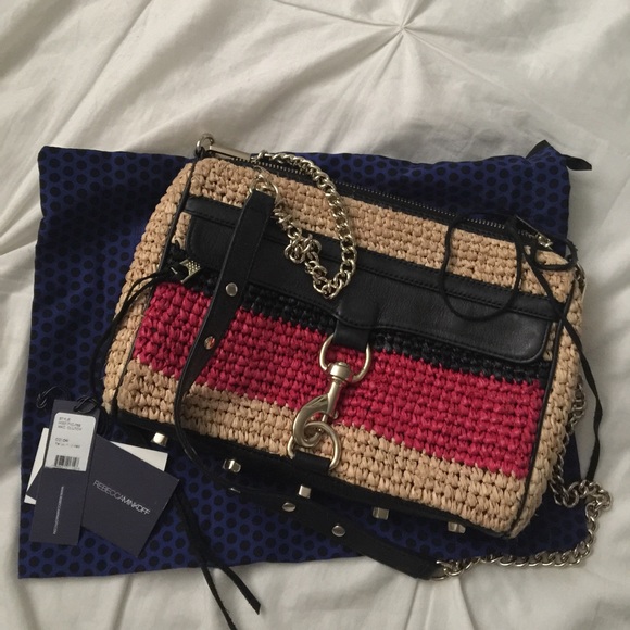 Rebecca Minkoff straw MAC bag
