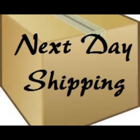 Next day shipping on all of my items!