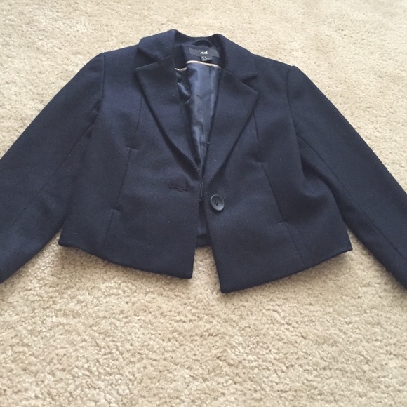 H&M Dark blue wool blazer - Picture 3 of 4